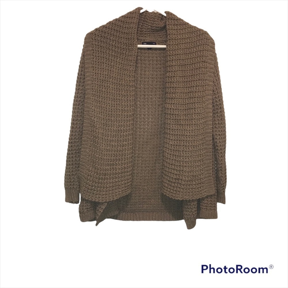Gap outlet brown chunky cardigan